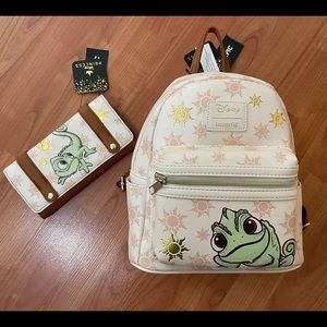 ⭐️Loungefly Pascal (Repunzel Tangled) and wallet🦎